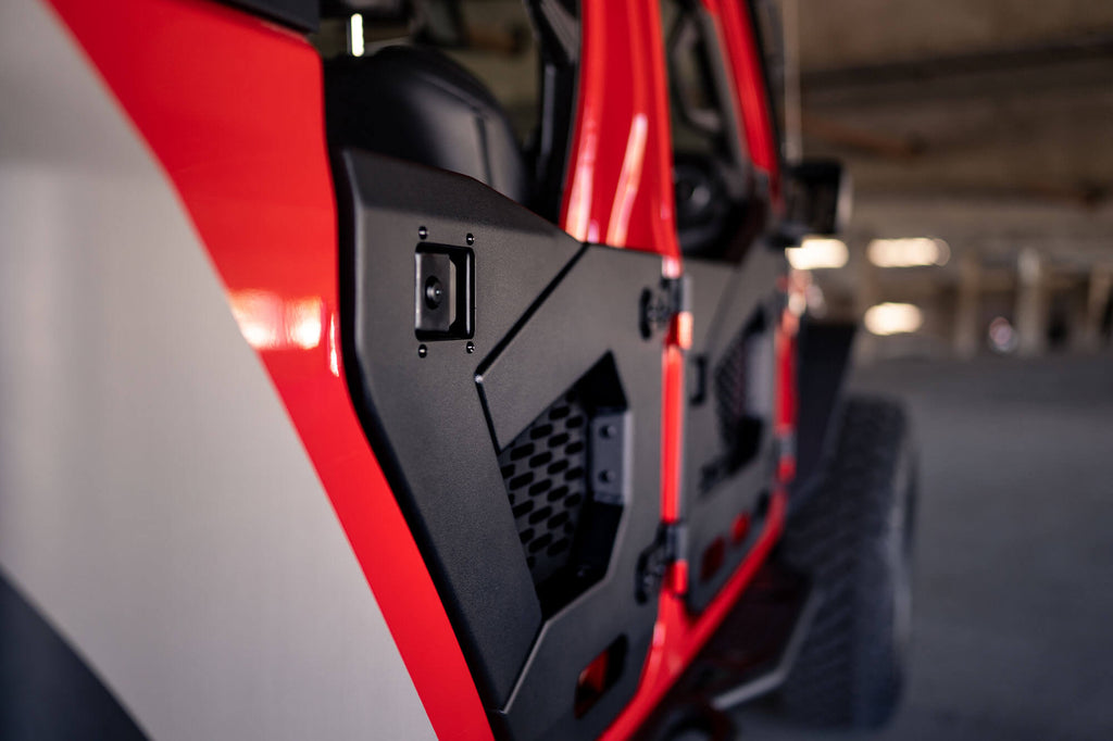 2018+ Jeep Wrangler JL and Gladiator JT Rear Half Doors, Spec Series - Apollo Off-Road