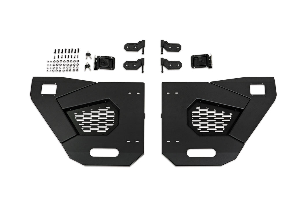 2018+ Jeep Wrangler JL and Gladiator JT Rear Half Doors, Spec Series - Apollo Off-Road