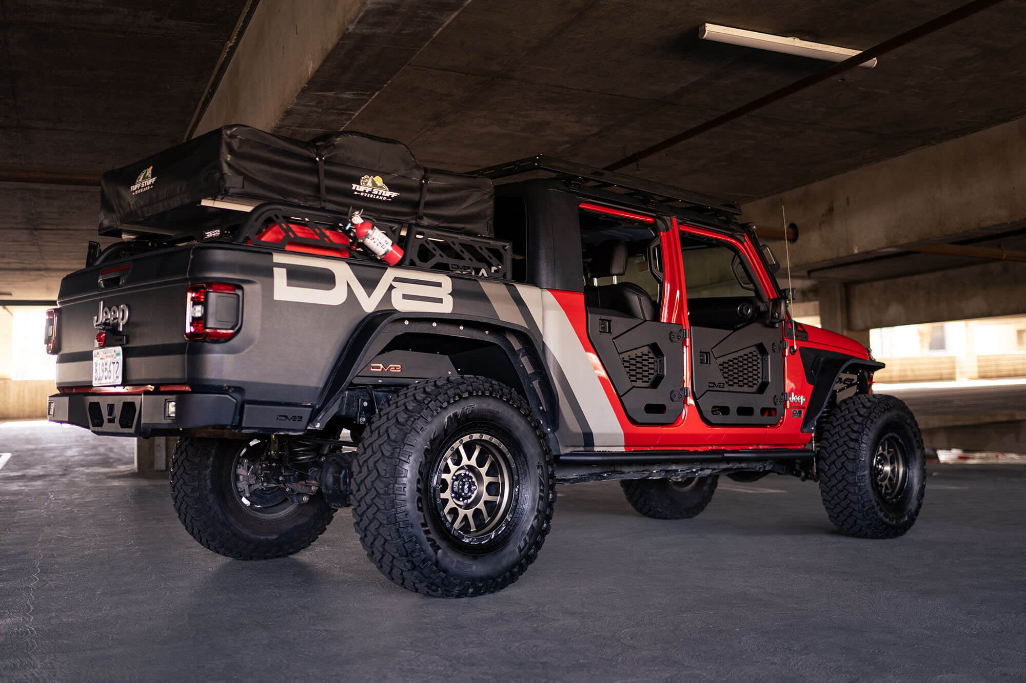 2018+ Jeep Wrangler JL and Gladiator JT Rear Half Doors, Spec Series - Apollo Off-Road