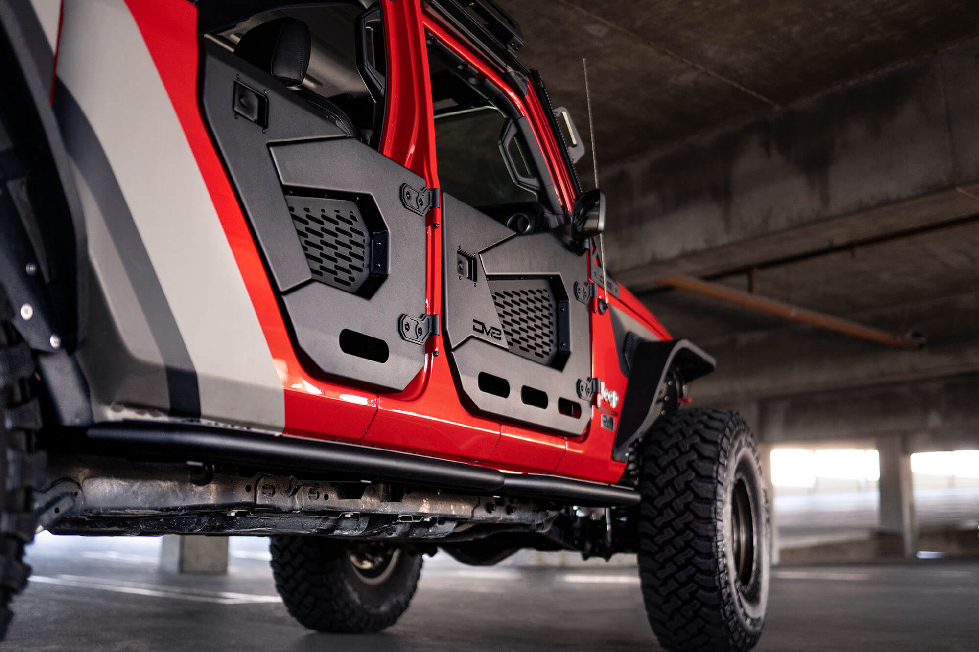 2018+ Jeep Wrangler JL and Gladiator JT Rear Half Doors, Spec Series - Apollo Off-Road