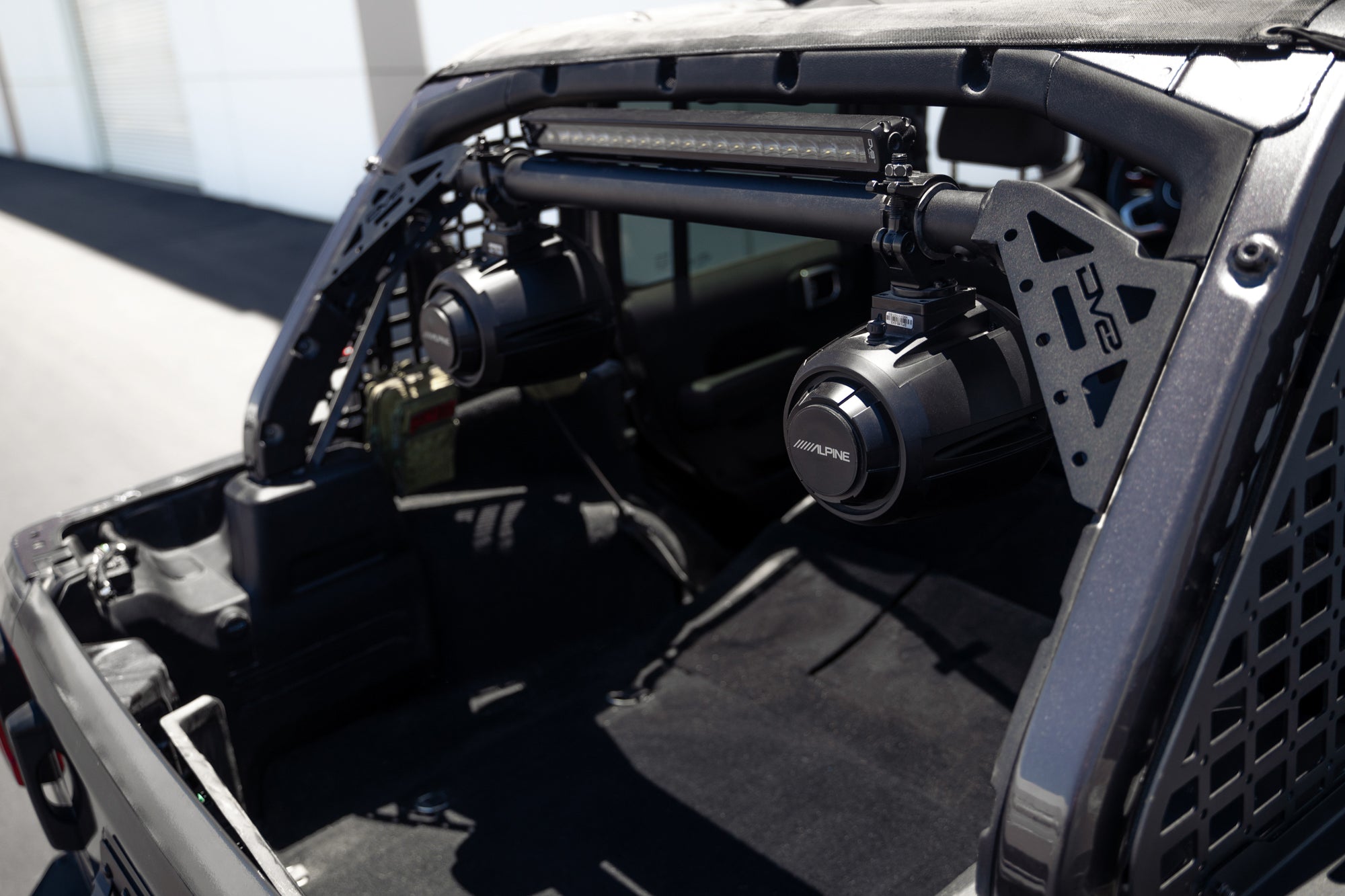 2018+ Jeep Wrangler JL Rear Speaker and Light Bar Mount - Apollo Off-Road