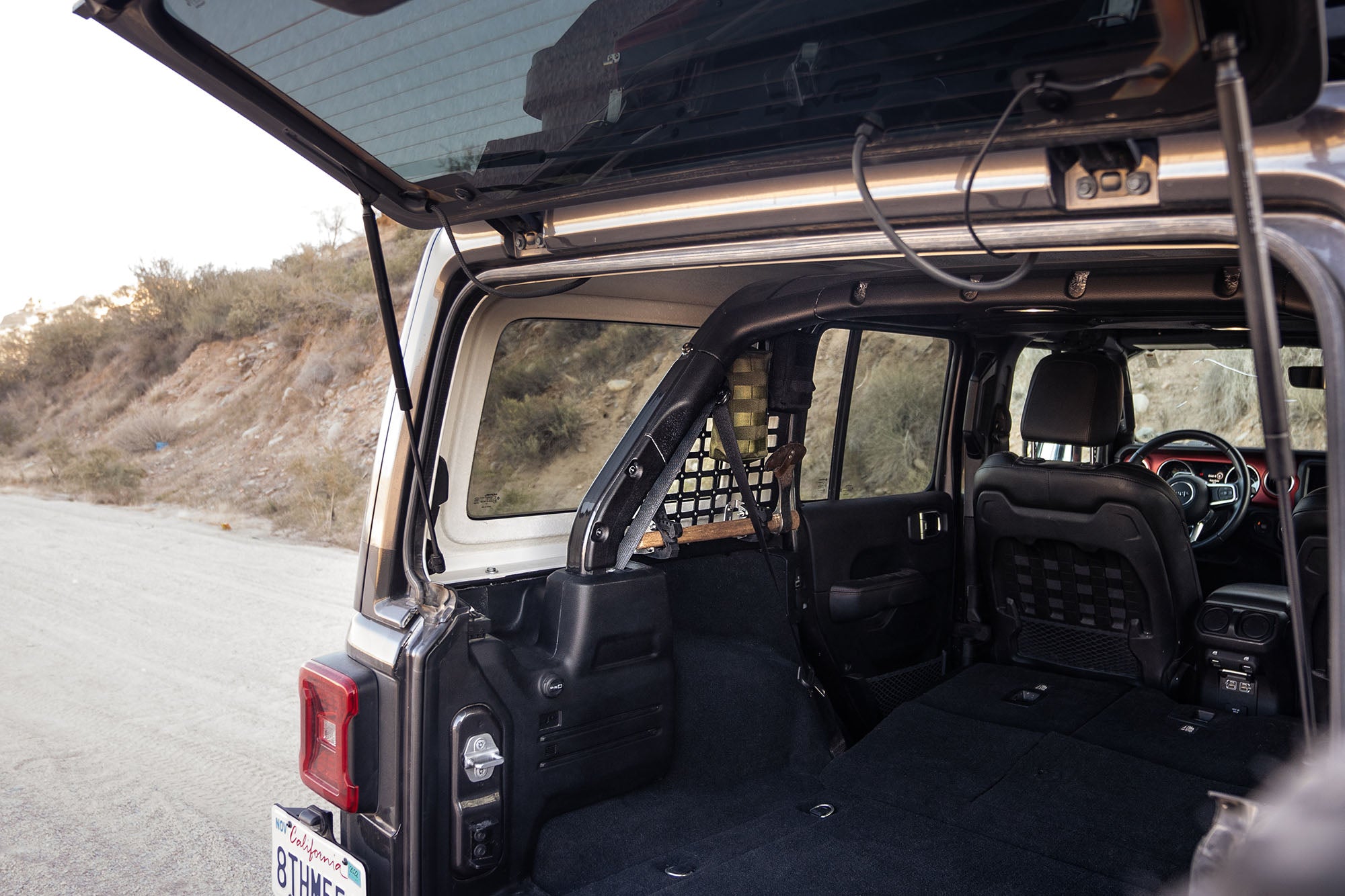 2018+ Jeep Wrangler JL Rear Window Molle Storage Panels - Apollo Off-Road