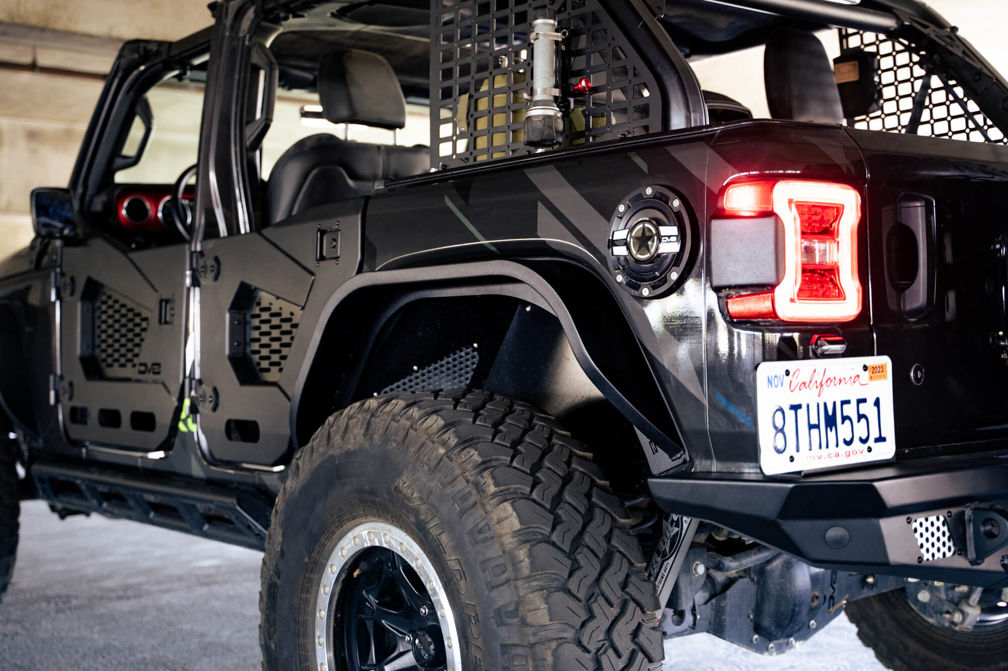 2018+ Jeep Wrangler JL Spec Series Tube Slim Fender Flares - Apollo Off-Road