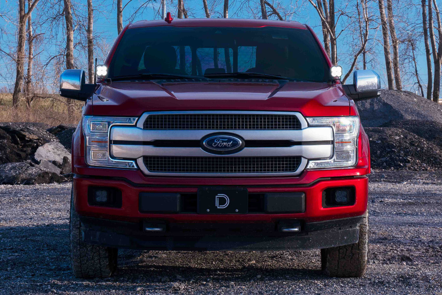 Diode Dynamics SS3 LED Ditch Light Kit for 2015-2020 Ford F-150/Raptor Sport White Combo