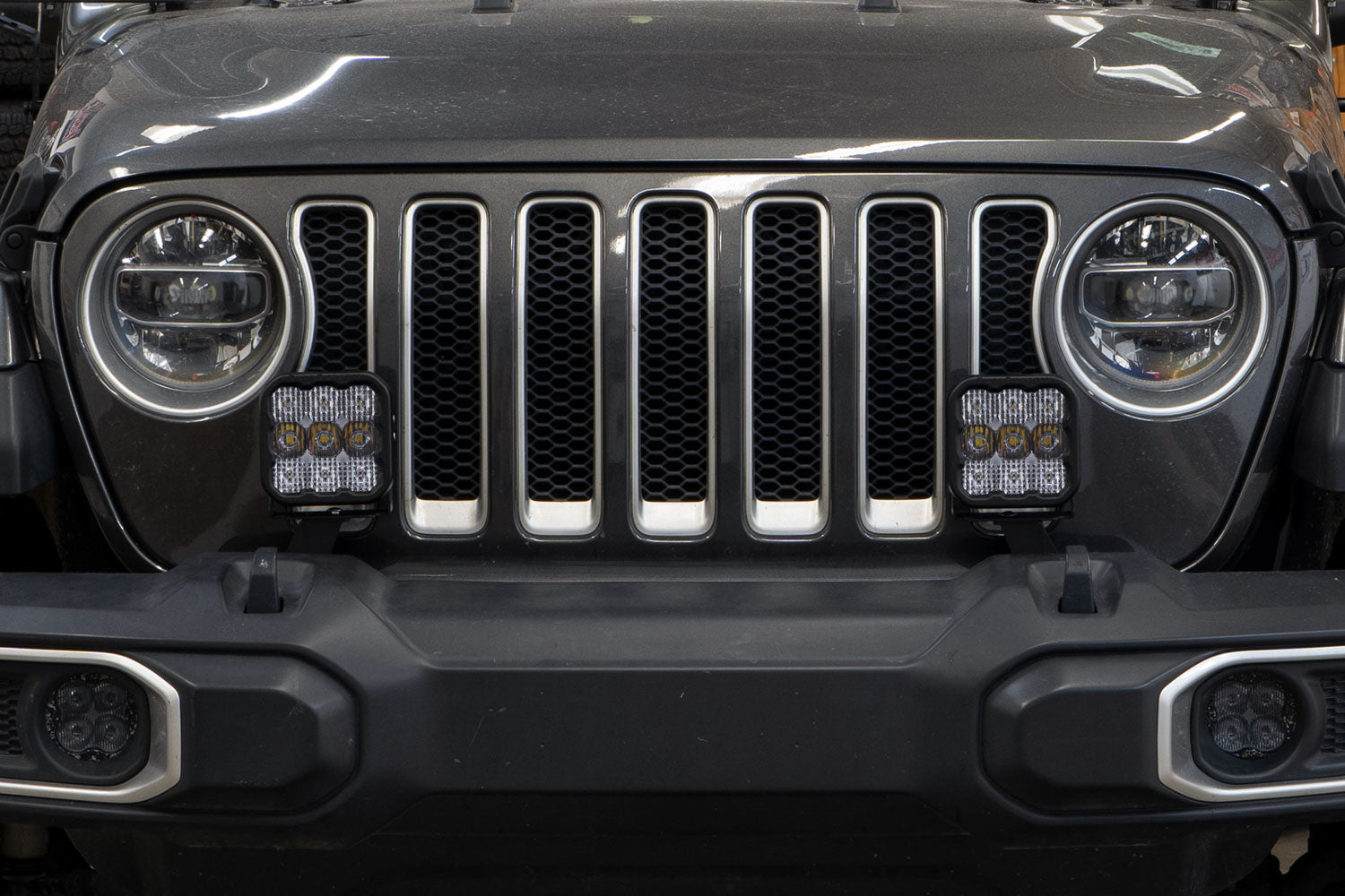 Diode Dynamics Stage Series Bumper Bracket Kit for 2018+ Jeep JL Wrangler