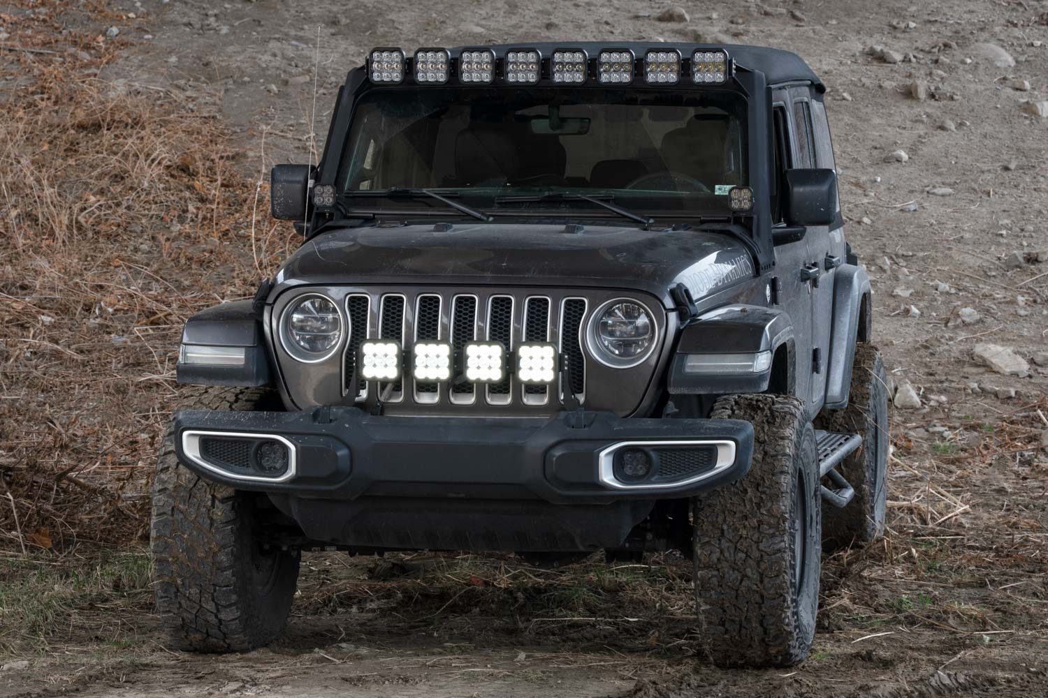Diode Dynamics Stage Series Grille Bracket Kit for 2018+ Jeep Wrangler JL