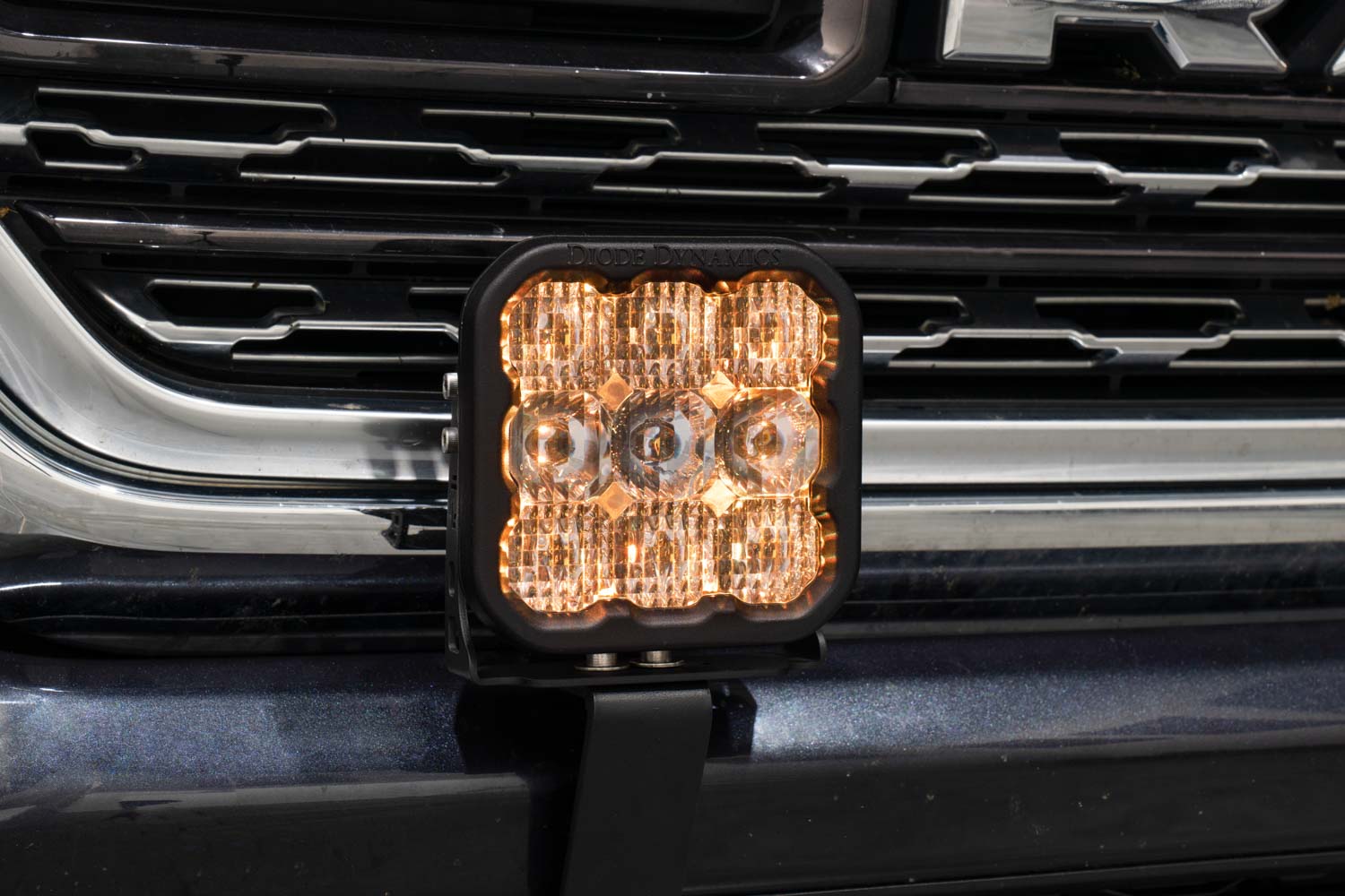 Diode Dynamics SS5 Bumper LED Pod Light Kit for 2019-2024 Ram Pro Yellow Combo