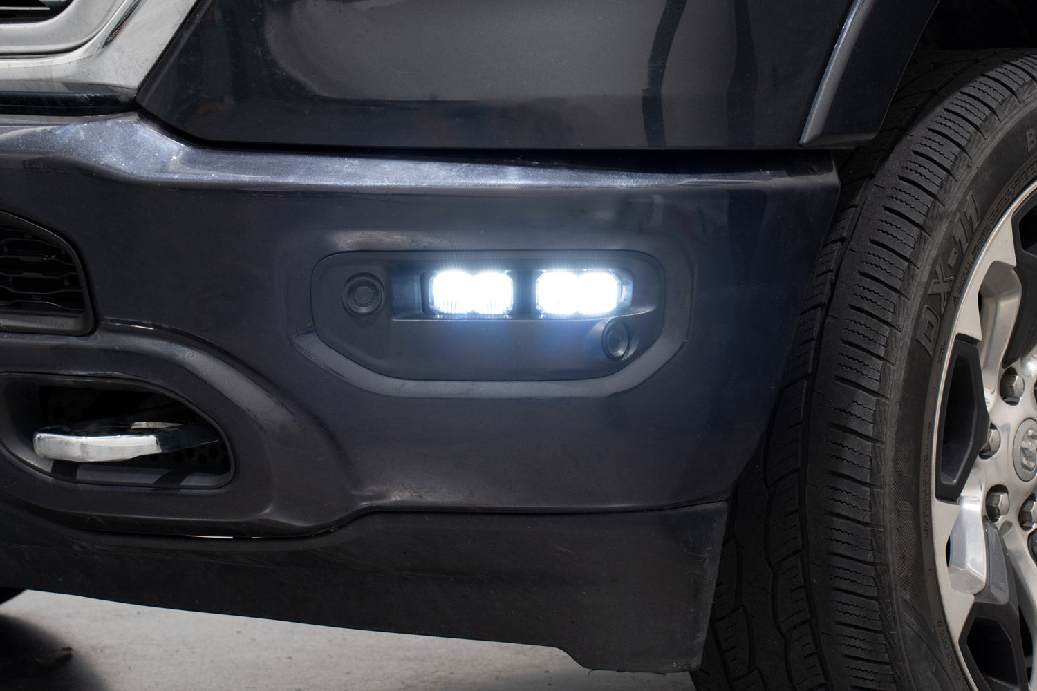 Diode Dynamics SSC2 LED Fog Pocket Kit for 2019-2024 Ram Yellow Sport