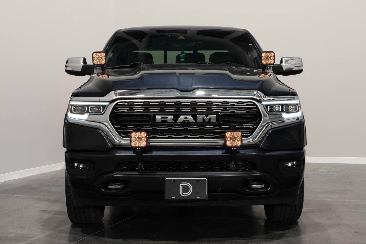 Diode Dynamics SS5 Bumper LED Pod Light Kit for 2019-2024 Ram Pro Yellow Combo