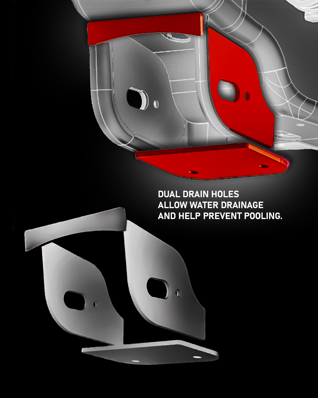 Foutz Motorsports 2017-2026 Gen 2 & Gen 3 Raptor Lower Arm Pocket Reinforcement Gusset kit