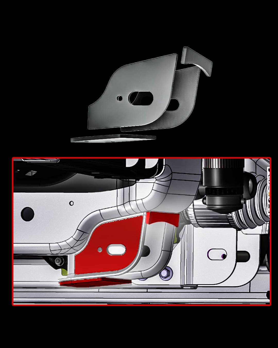 Foutz Motorsports 2017-2026 Gen 2 & Gen 3 Raptor Lower Arm Pocket Reinforcement Gusset kit
