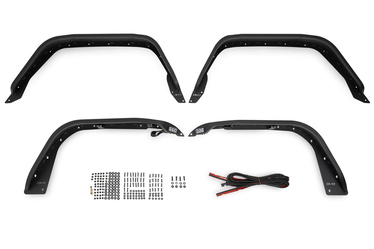2020+ Jeep Gladiator JT Slim Fender Flares - Apollo Off-Road