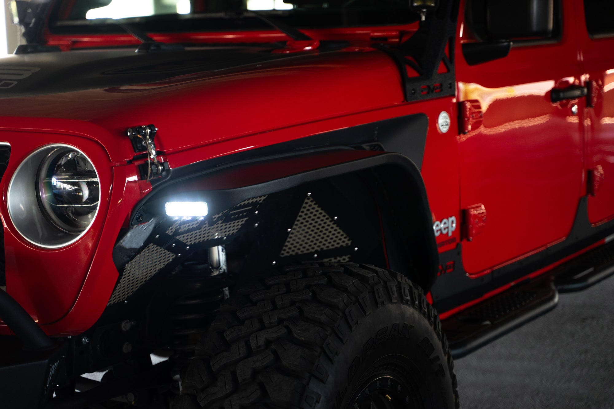 2020+ Jeep Gladiator JT Slim Fender Flares - Apollo Off-Road