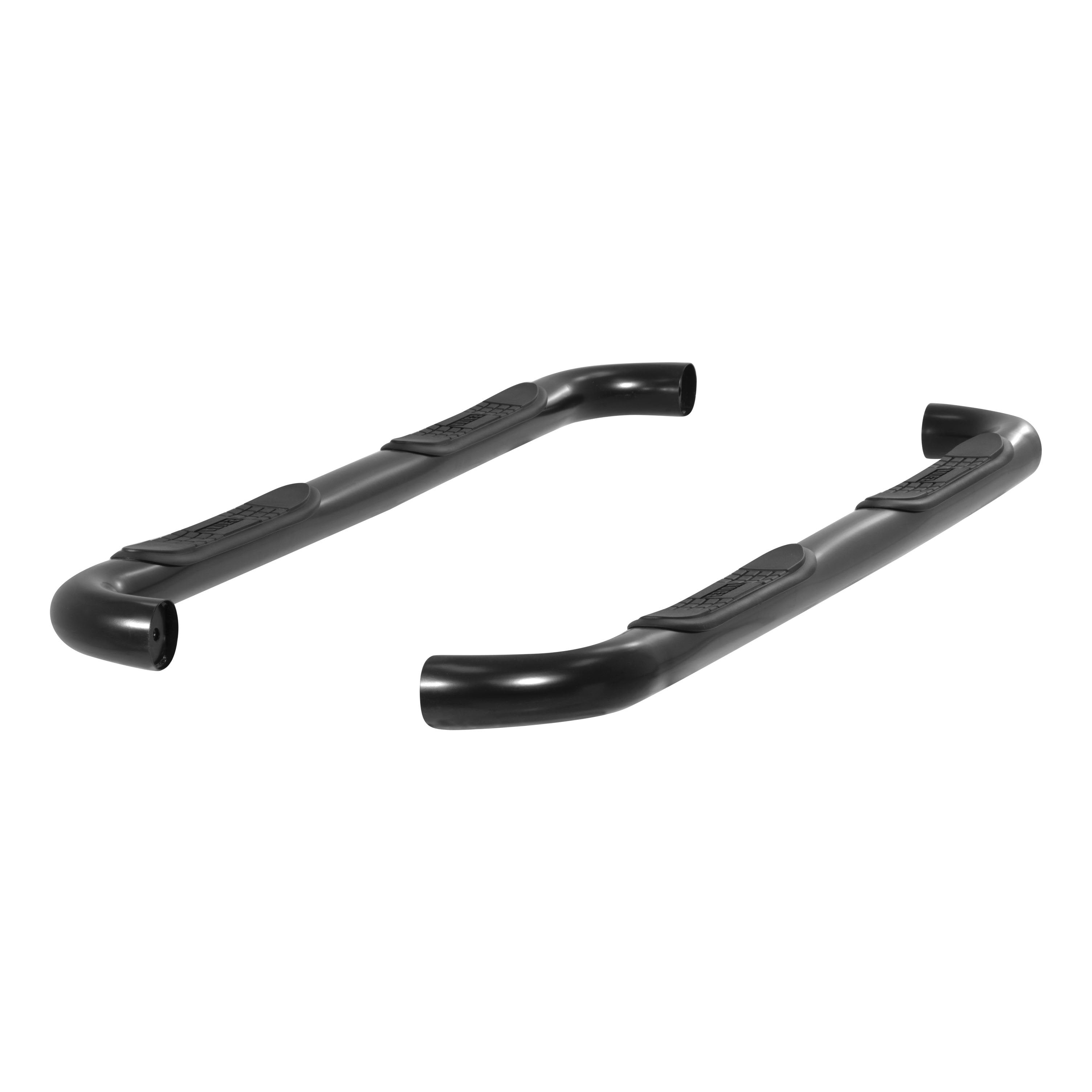 ARIES 3" Round Black Steel Side Bars, 2009-2013 Toyota 4Runner