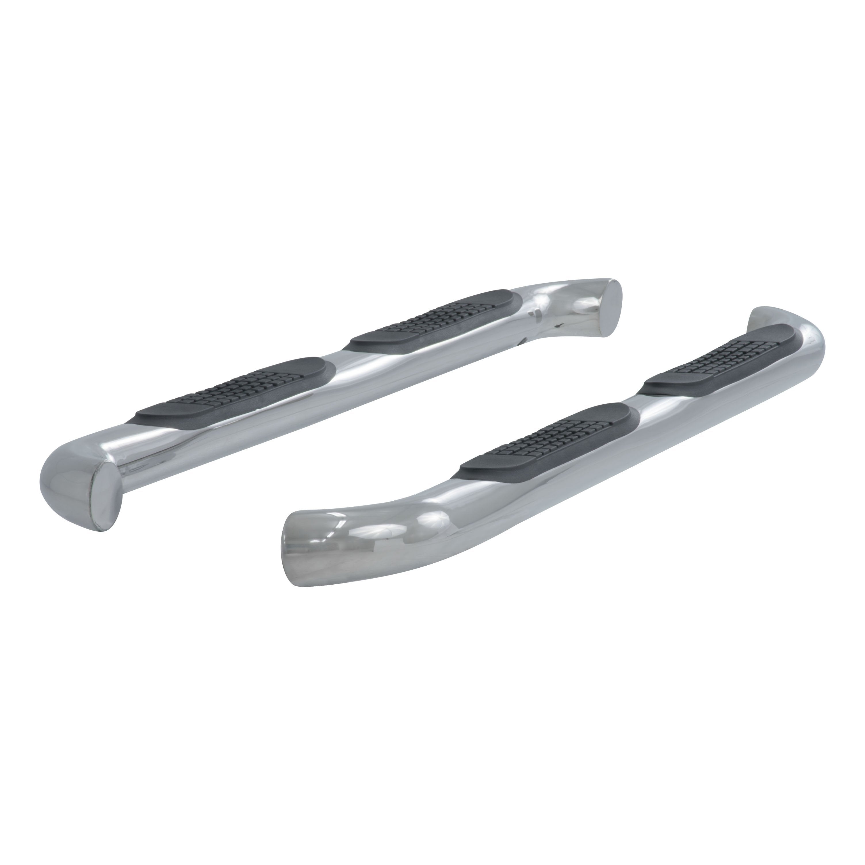 ARIES 3" Round Polished Stainless Side Bars, 2015-2023 Toyota Tacoma