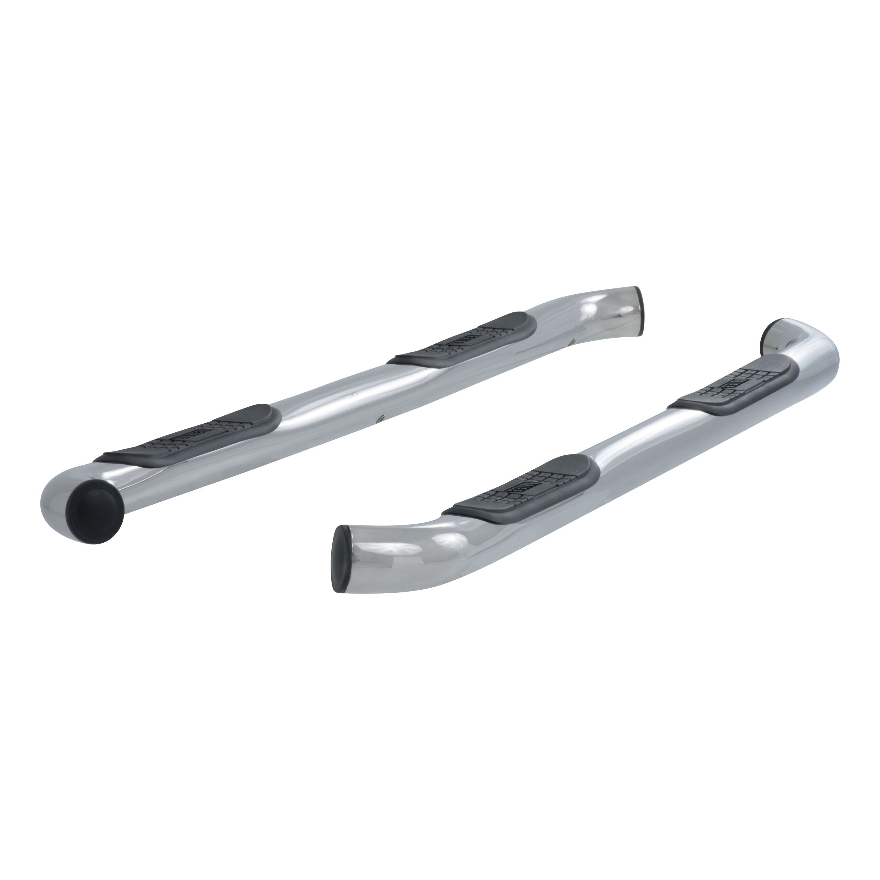 ARIES 3" Round Polished Stainless Side Bars, 2015-2023 Toyota Tacoma