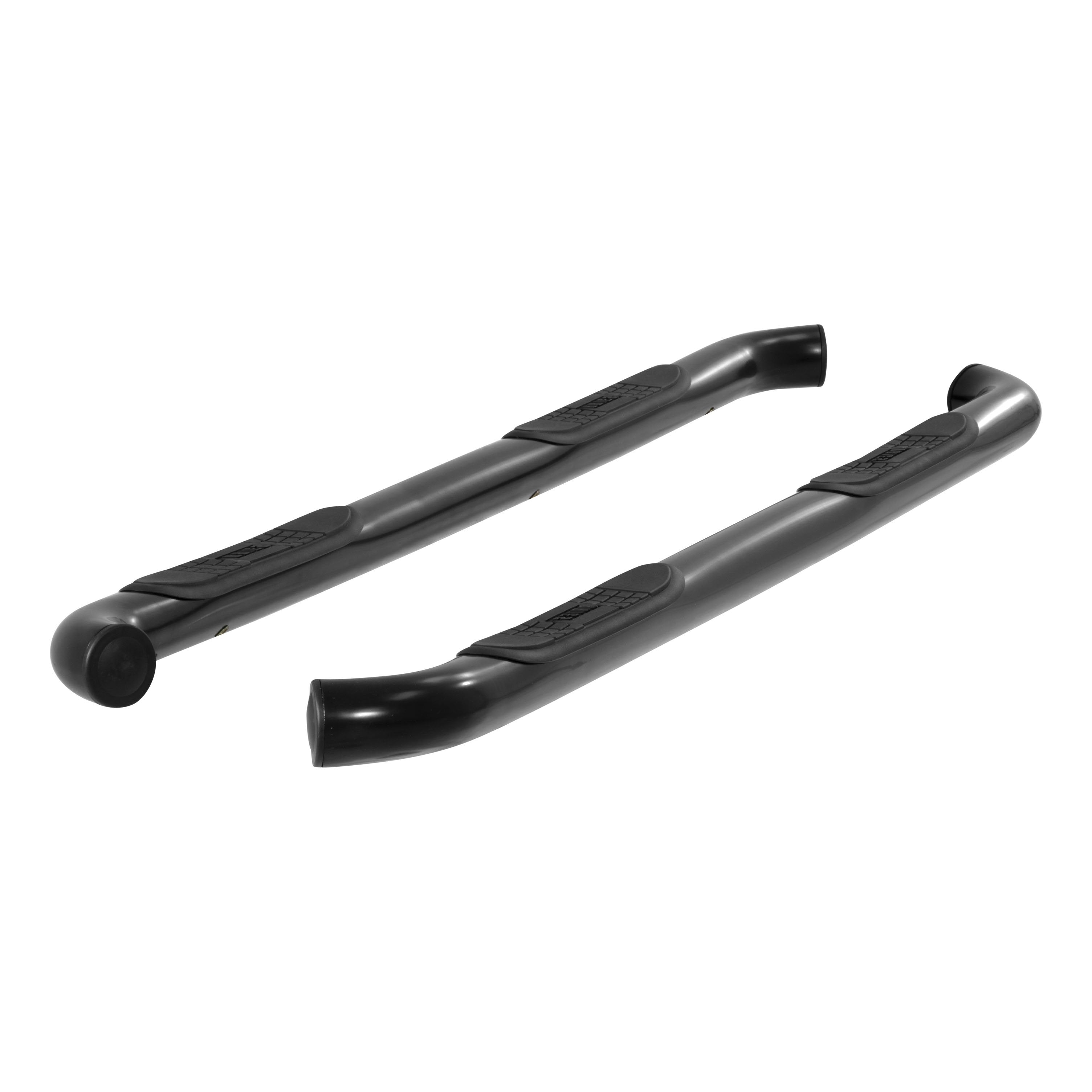ARIES 3" Round Black Steel Side Bars, 2007-2021 Toyota Tundra