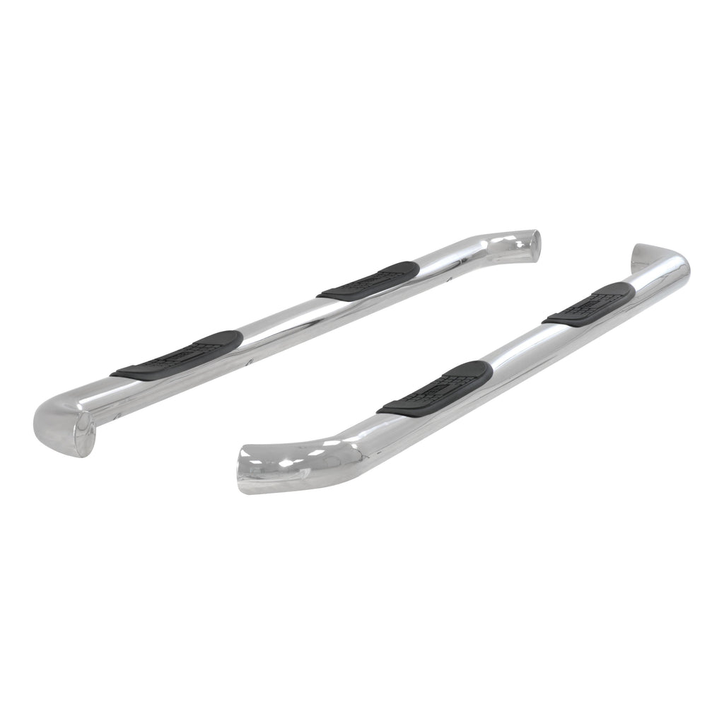 ARIES 3" Round Polished Stainless Side Bars, 2007-2021 Toyota Tundra
