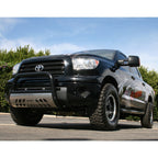 ARIES 3" Round Black Steel Side Bars, 2007-2021 Toyota Tundra