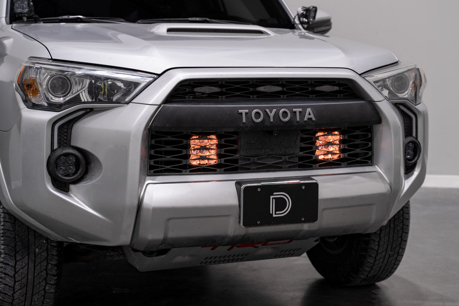 Diode Dynamics SS5 Stealth Grille LED 4-Pod Kit for 2014-2024 Toyota 4Runner Pro White Driving