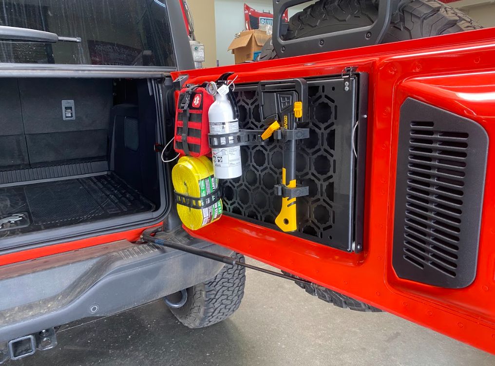 Foutz Motorsports Tailgate Fold Down Table Kit by Adapt-A-Panel 2022-2026 Ford Bronco Raptor 2021-2026 Ford Bronco