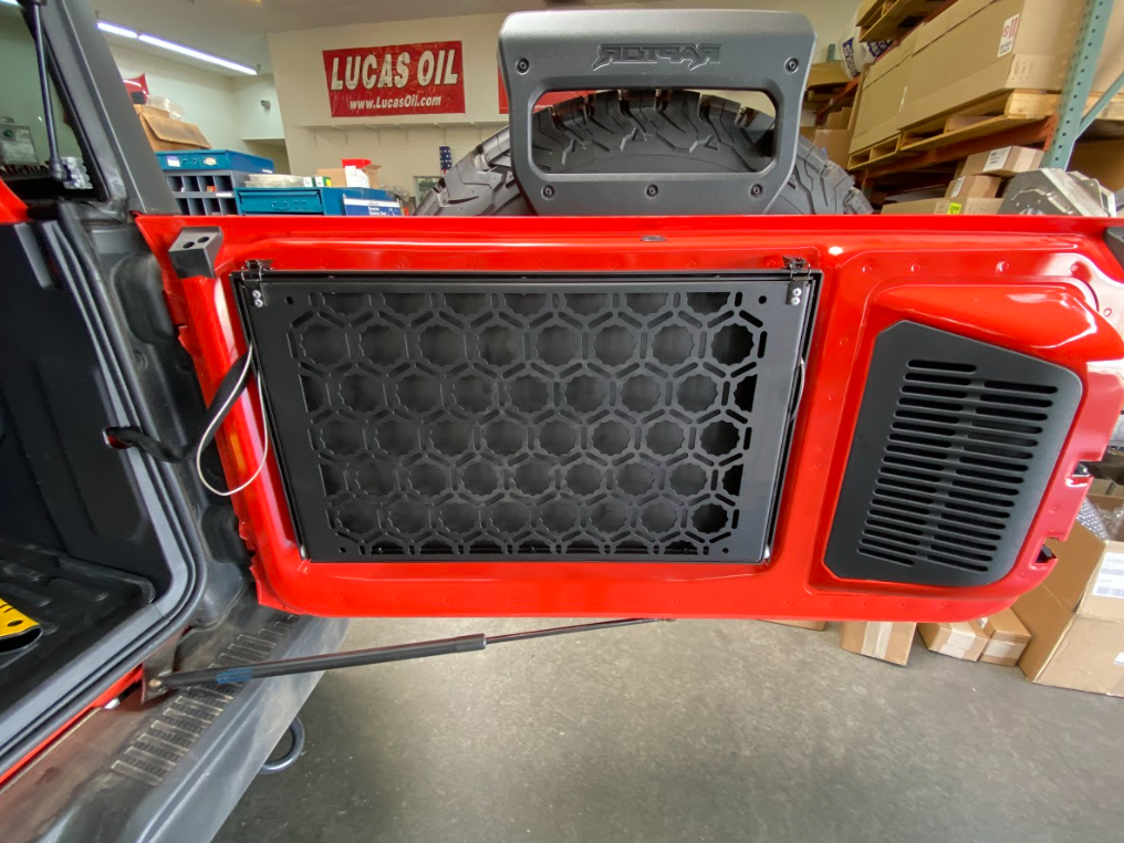 Foutz Motorsports Tailgate Fold Down Table Kit by Adapt-A-Panel 2022-2026 Ford Bronco Raptor 2021-2026 Ford Bronco