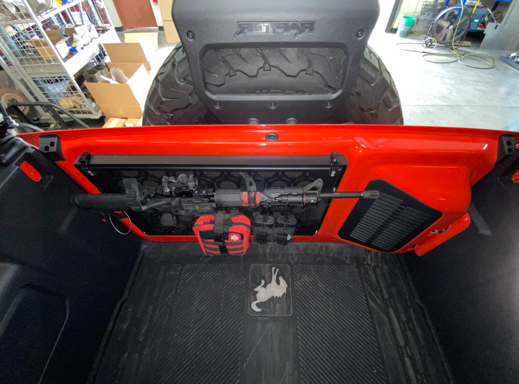 Foutz Motorsports Tailgate Fold Down Table Kit by Adapt-A-Panel 2022-2026 Ford Bronco Raptor 2021-2026 Ford Bronco