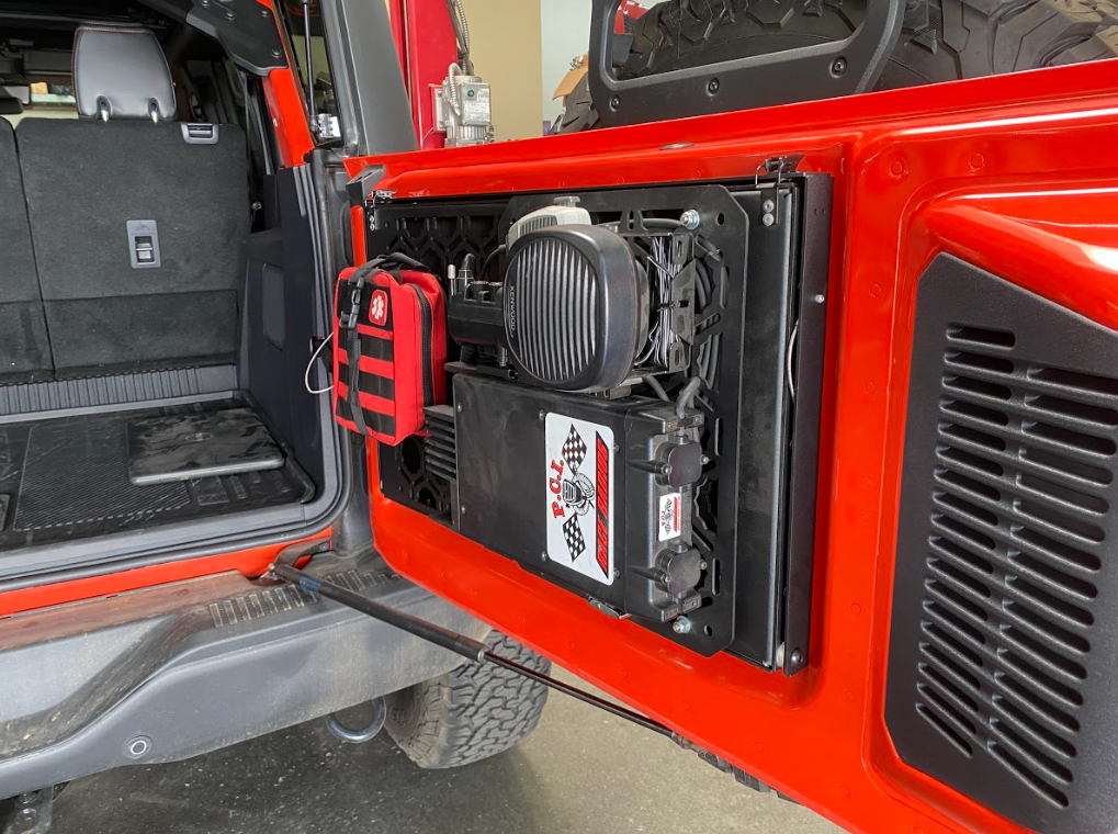 Foutz Motorsports Tailgate Fold Down Table Kit by Adapt-A-Panel 2022-2026 Ford Bronco Raptor 2021-2026 Ford Bronco