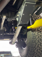 Foutz Motorsports REAR LOWER ARM FRAME GUARD with HDPE SLIDE 2021-2026 Ford Bronco