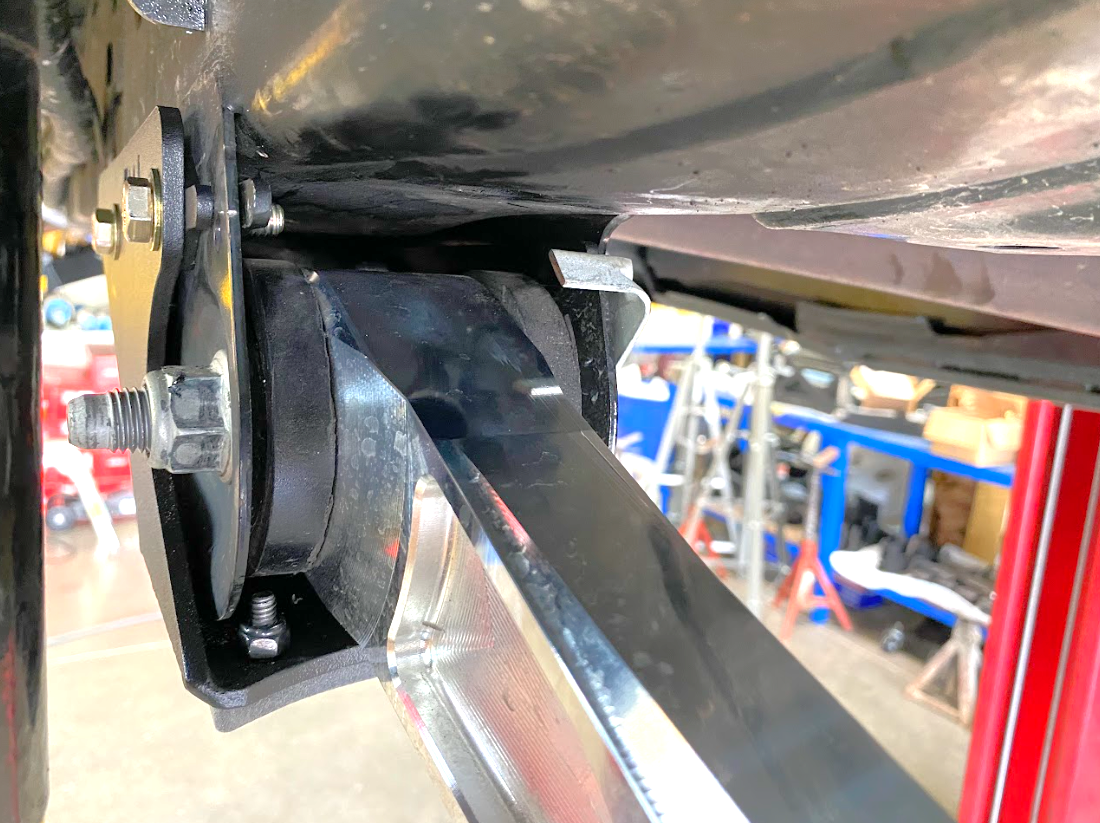 Foutz Motorsports REAR LOWER ARM FRAME GUARD with HDPE SLIDE 2021-2026 Ford Bronco