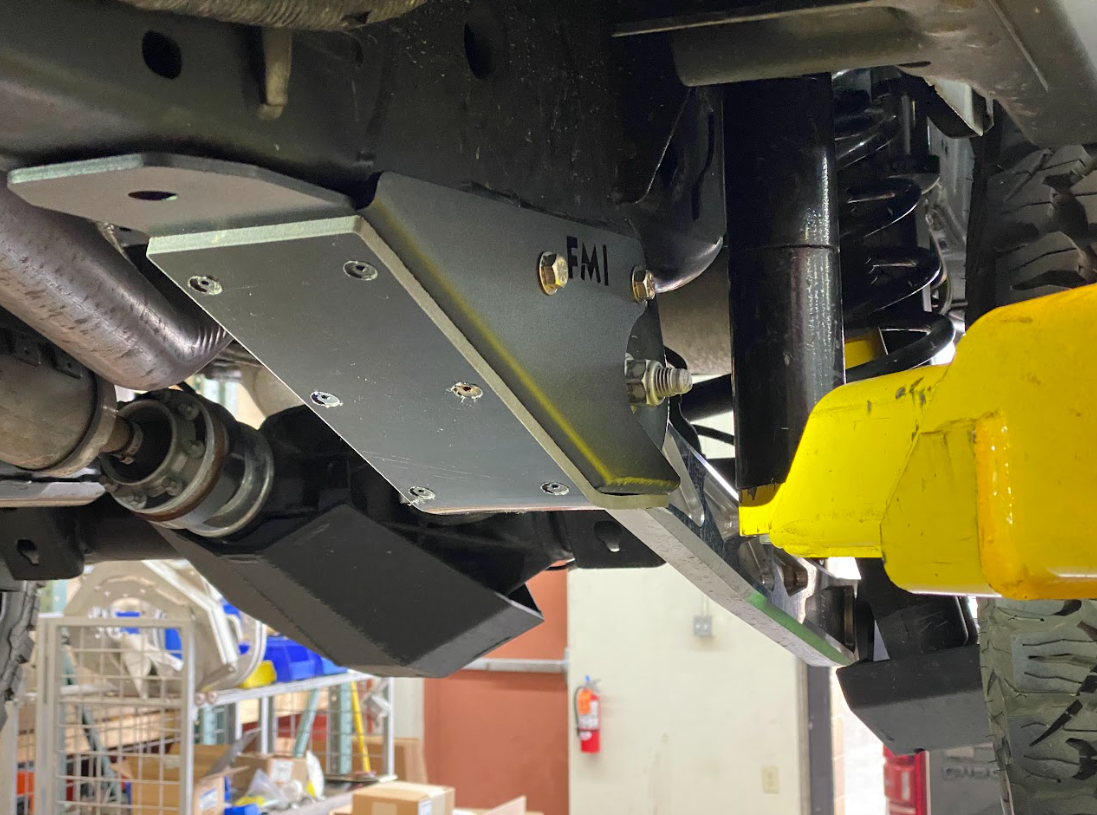 Foutz Motorsports REAR LOWER ARM FRAME GUARD with HDPE SLIDE 2021-2026 Ford Bronco