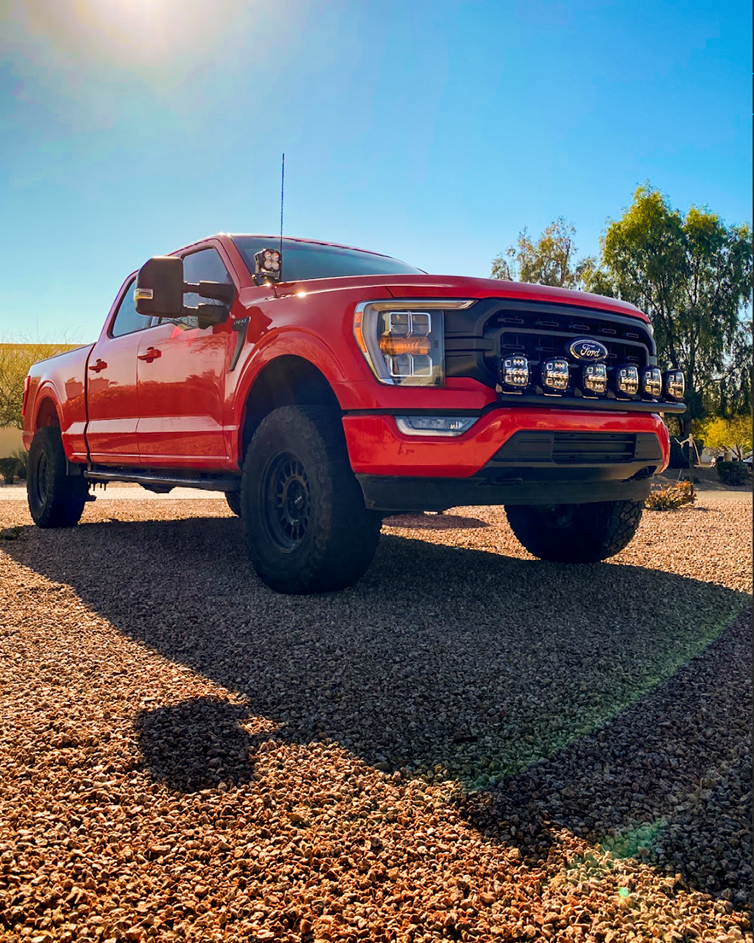 Foutz Motorsports Front Light Mount for Stock Bumper 2021-2023 Ford F-150