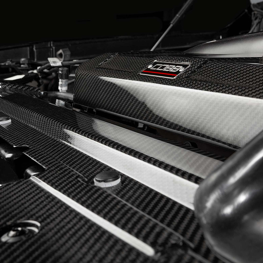 2021-2023 Ford F-150 Ecoboost Raptor/Tremor/Limited 3.5L/2.7L Redline Carbon Fiber Radiator Shroud - Apollo Off-Road