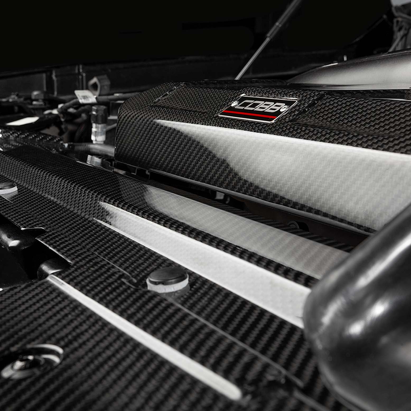 2021-2023 Ford F-150 Ecoboost Raptor/Tremor/Limited 3.5L/2.7L Redline Carbon Fiber Radiator Shroud - Apollo Off-Road