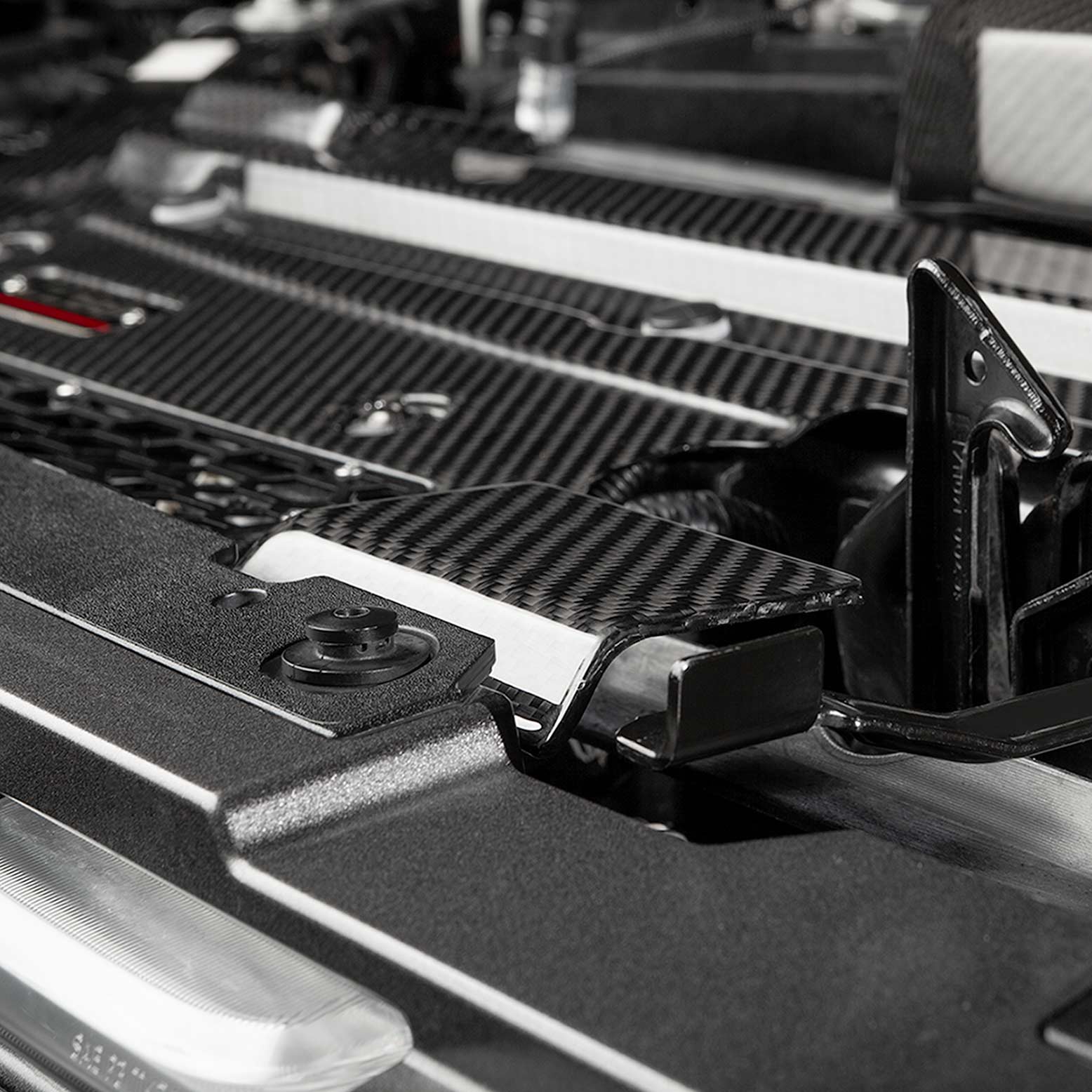 2021-2023 Ford F-150 Ecoboost Raptor/Tremor/Limited 3.5L/2.7L Redline Carbon Fiber Radiator Shroud - Apollo Off-Road