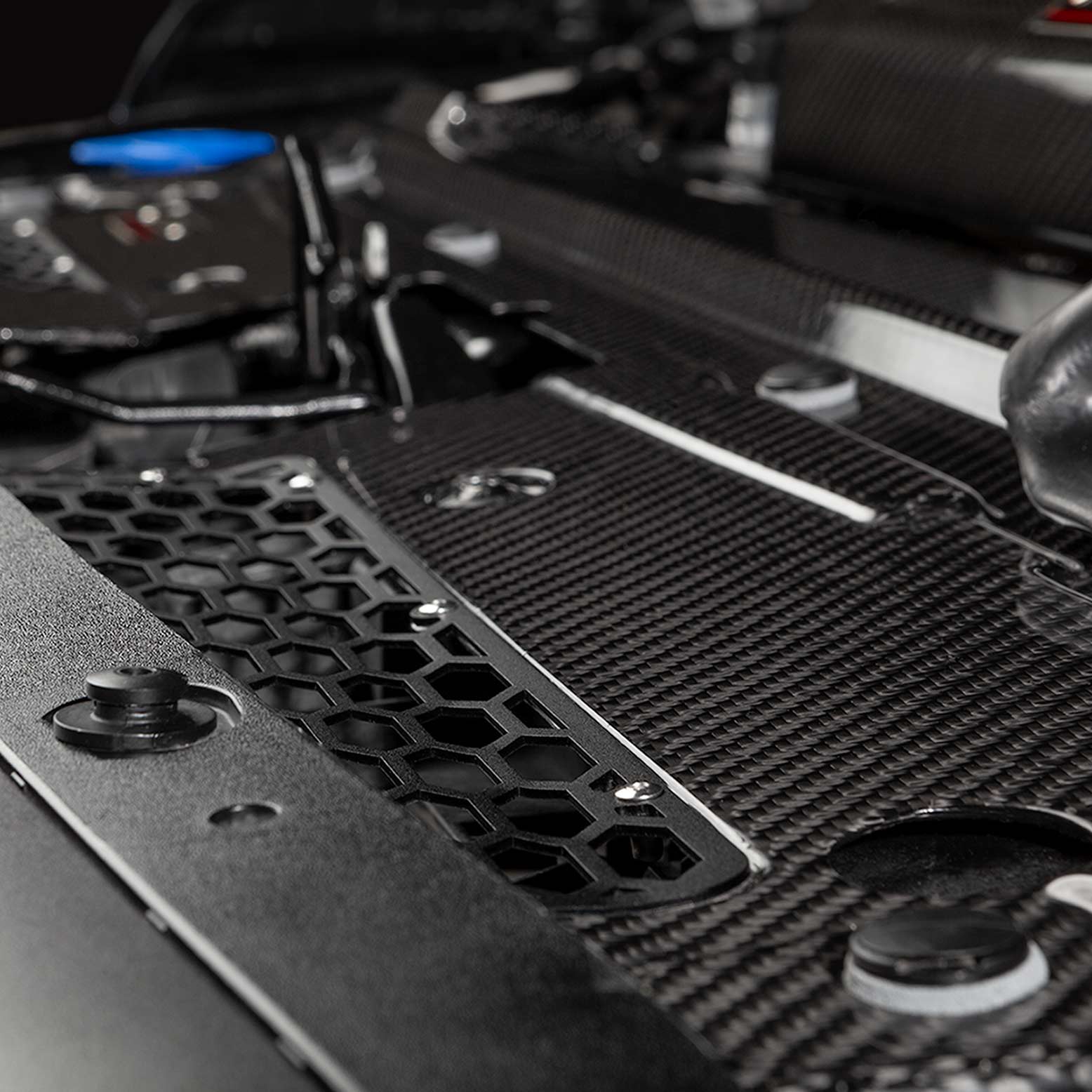 2021-2023 Ford F-150 Ecoboost Raptor/Tremor/Limited 3.5L/2.7L Redline Carbon Fiber Radiator Shroud - Apollo Off-Road