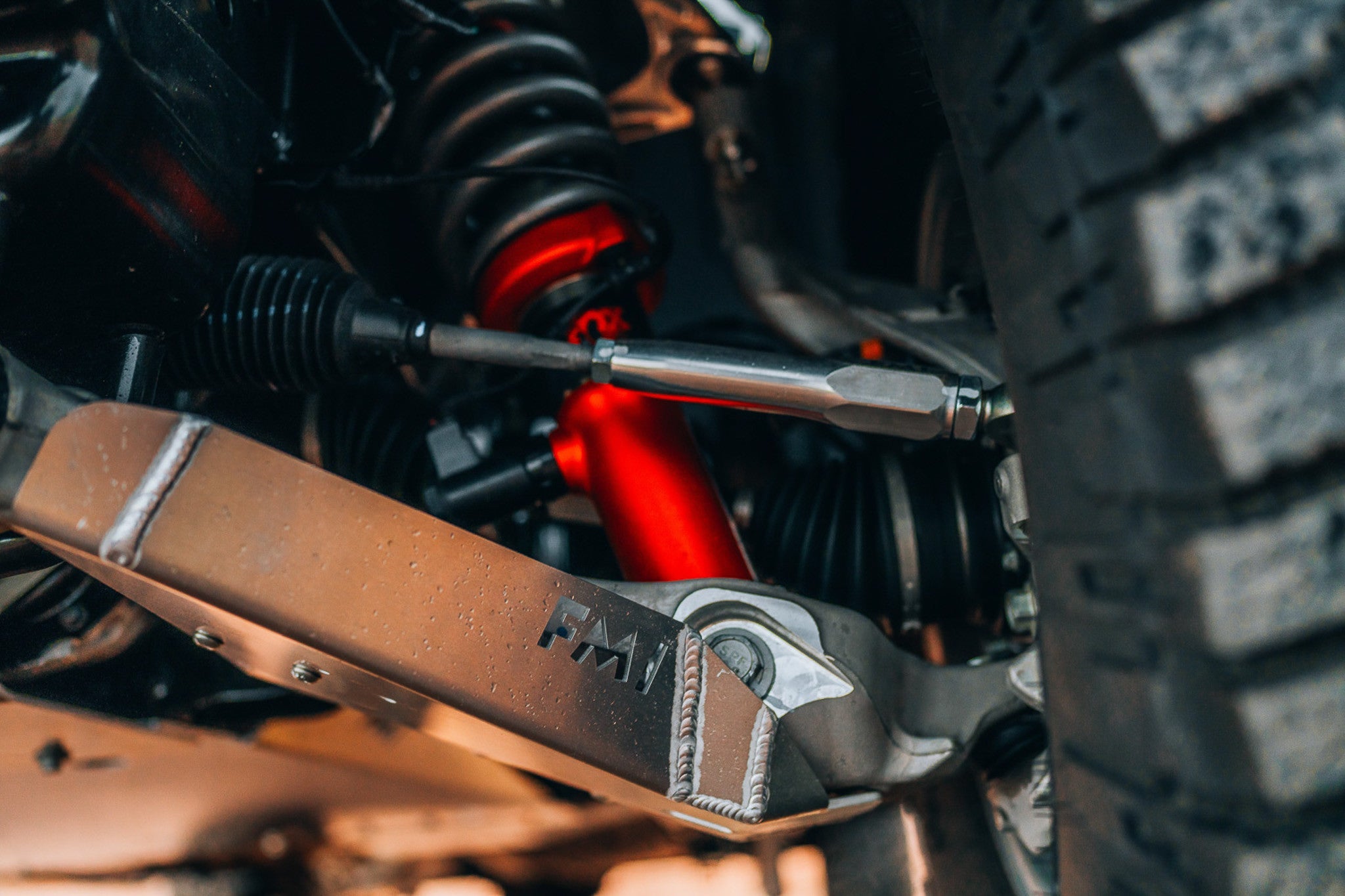 Foutz Motorsports Lower Control Arm Skid Plate - Stock Arm 2021-2024 Ford F-150 Raptor 2023-2024 Ford F-150 Raptor R