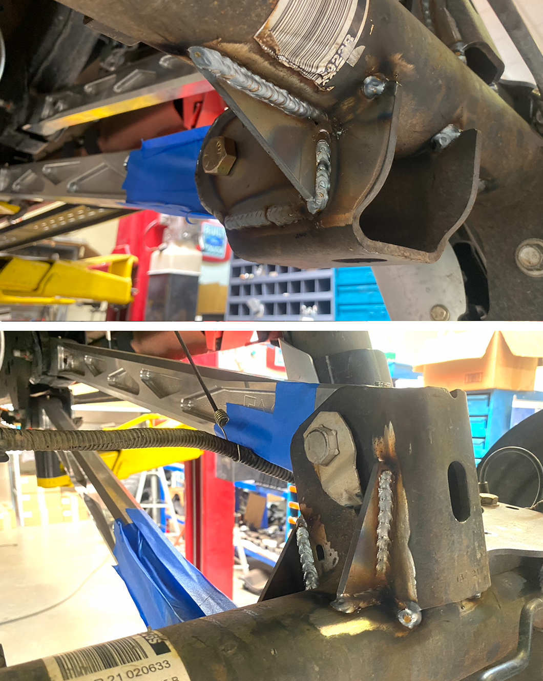 Foutz Motorsports Rear Axle Gusset Kit 2021-2023 Ford F-150 Raptor 2023 Ford F-150 Raptor R