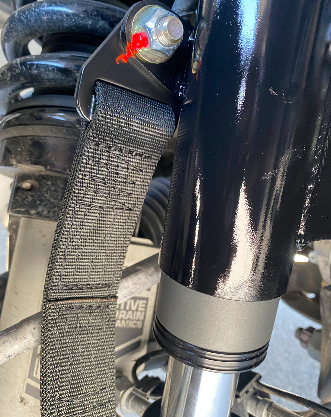 Foutz Motorsports Front Bump Stop & Limit Strap Kit - Stock Lower Arm 2021-2024 Ram 1500 TRX