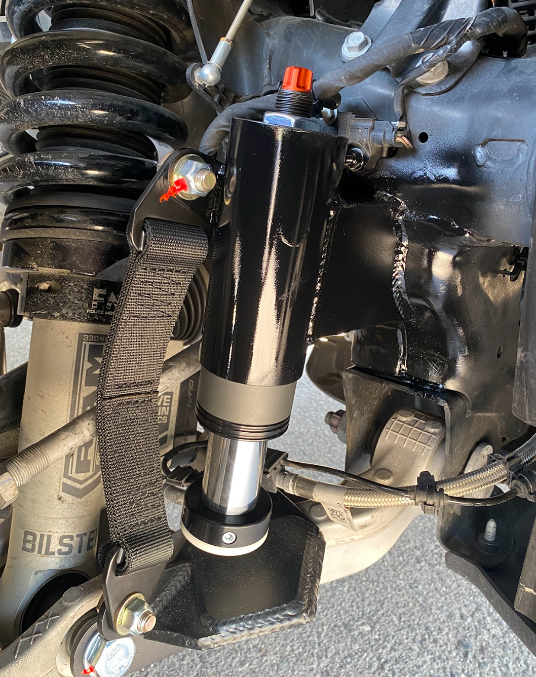 Foutz Motorsports Front Bump Stop & Limit Strap Kit - Stock Lower Arm 2021-2024 Ram 1500 TRX