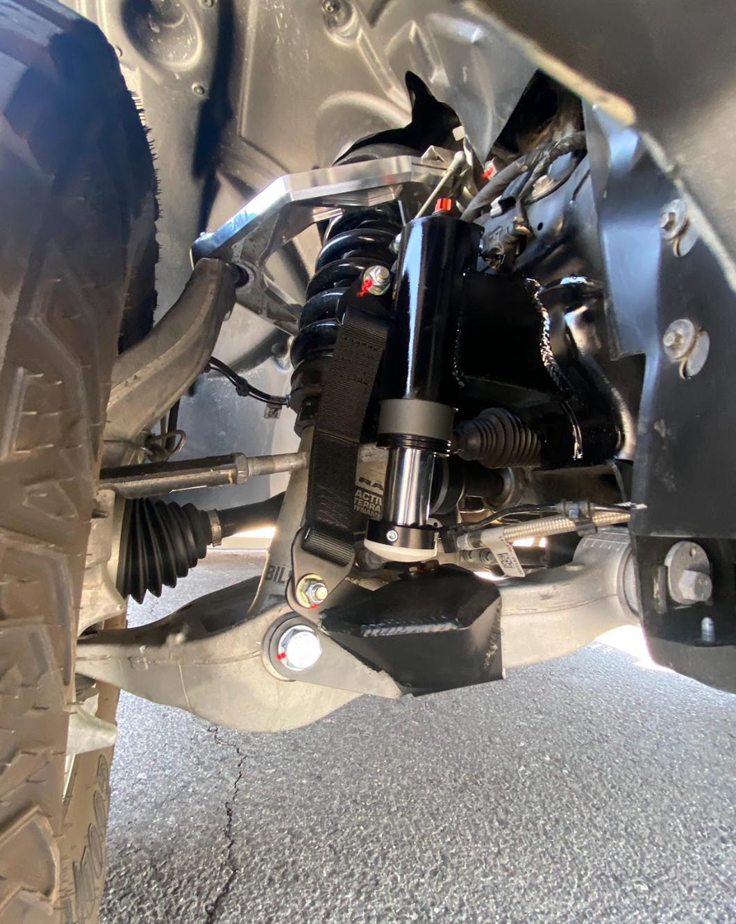Foutz Motorsports Front Bump Stop & Limit Strap Kit - Stock Lower Arm 2021-2024 Ram 1500 TRX