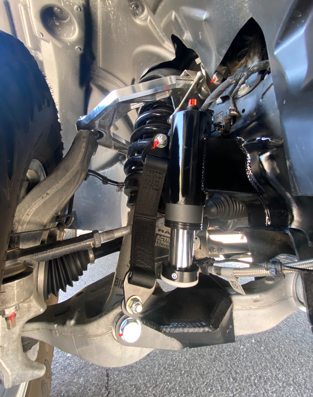 Foutz Motorsports Front Bump Stop & Limit Strap Kit - Stock Lower Arm 2021-2024 Ram 1500 TRX