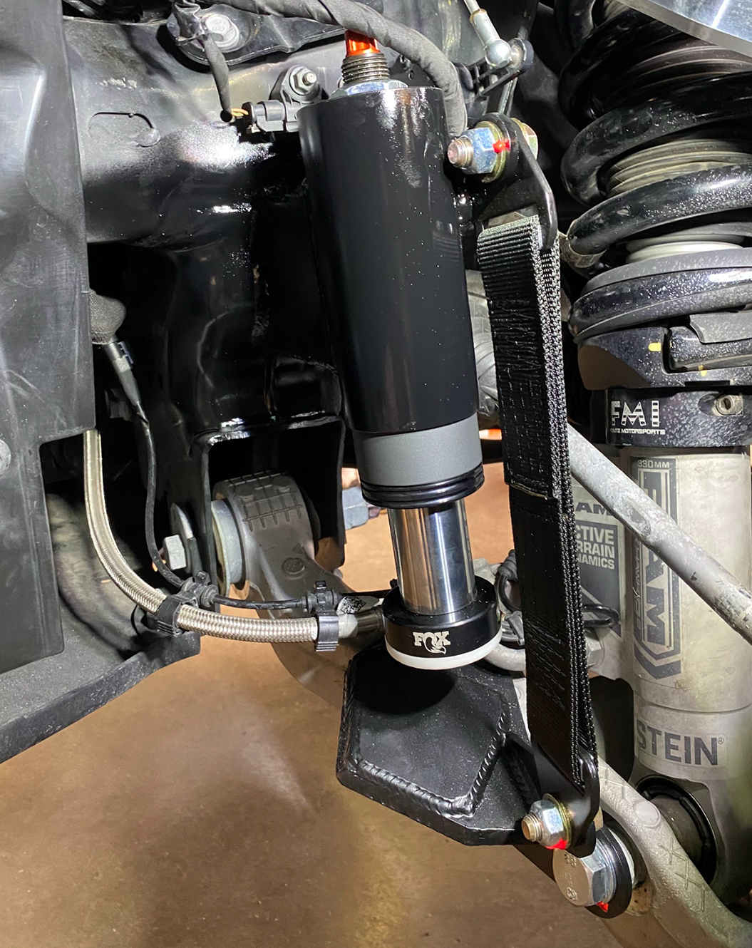 Foutz Motorsports Front Bump Stop & Limit Strap Kit - Stock Lower Arm 2021-2024 Ram 1500 TRX