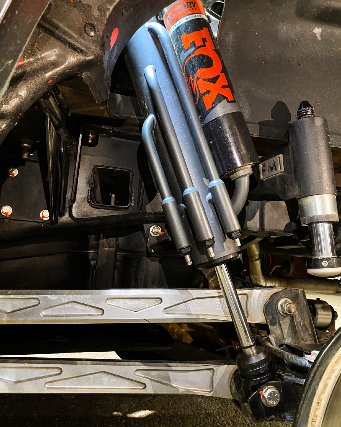 Foutz Motorsports 5-Link Rear Bed Organizer - 3.0x16 Coil Over 3.5x16 Bypass Shock 2021-2026 Ford F-150 Raptor 2023-2026 Ford F-150 Raptor R