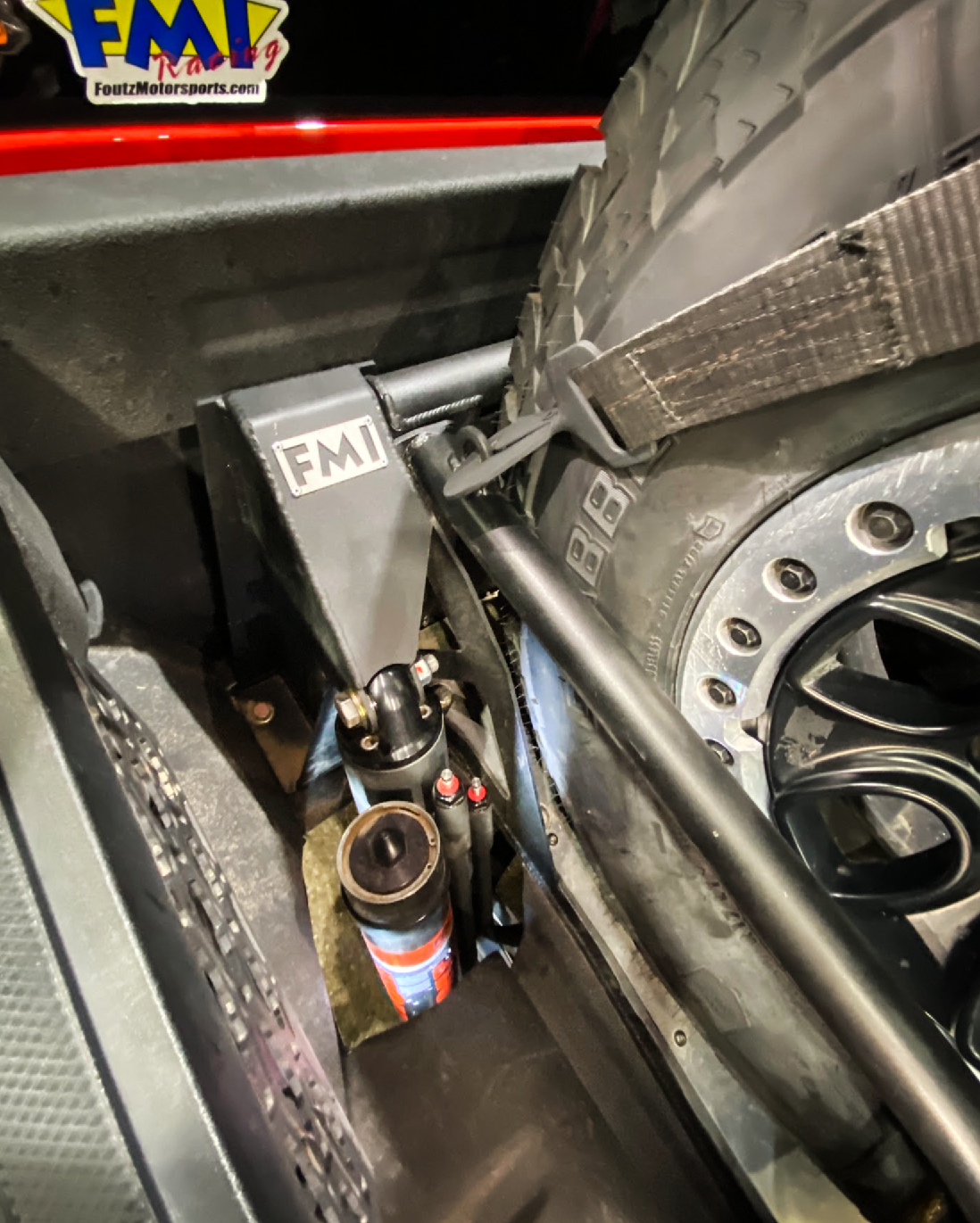 Foutz Motorsports 5-Link Mid Travel Rear Suspension Kit with Thru the bed Bypass Shock 2017-2020 Ford F-150 Raptor