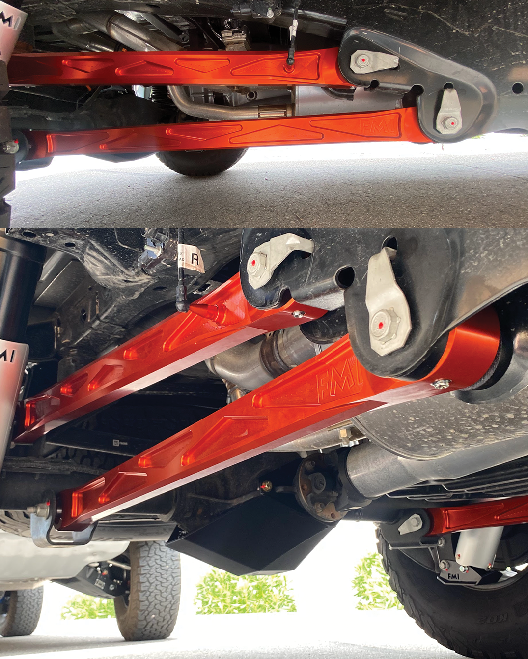 Foutz Motorsports Billet Aluminum Rear Suspension Arms with Ultra-Flex Joints 2021-2024 Ford F-150 Raptor 2023-2024 Ford F-150 Raptor R