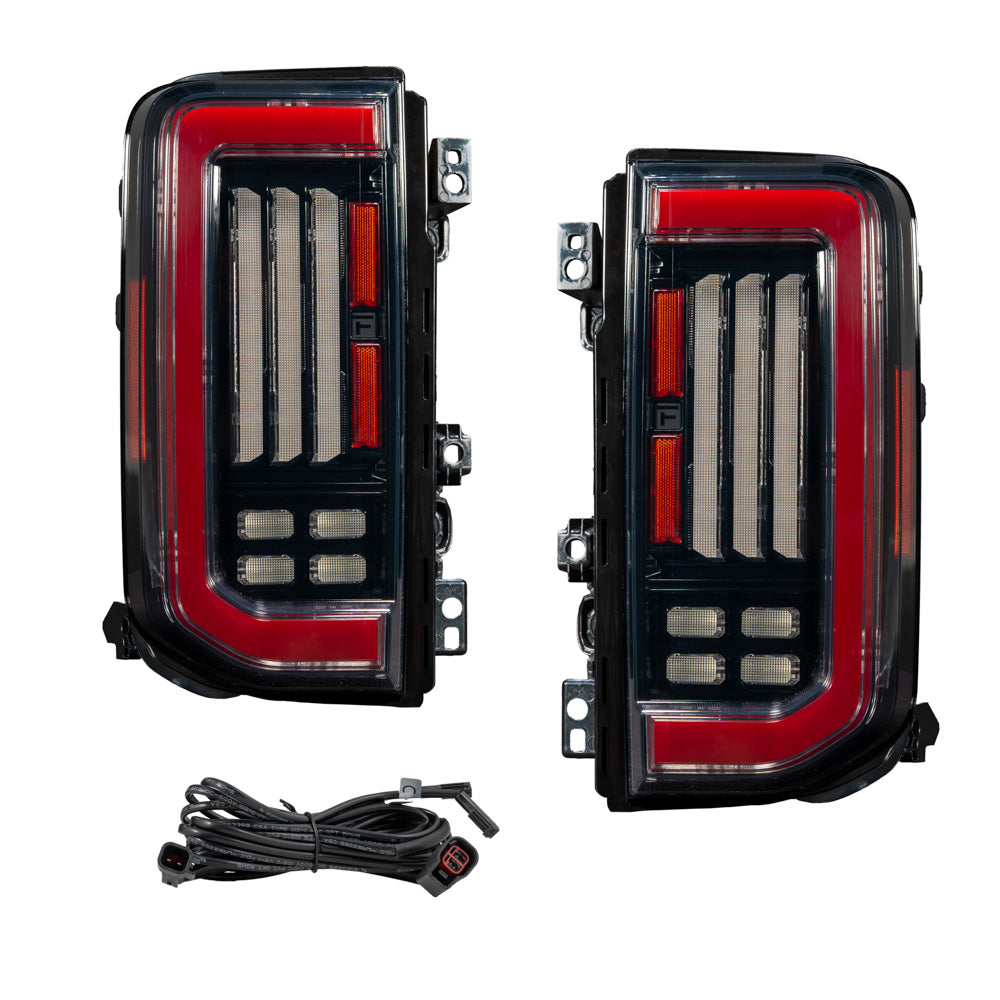 2021-2025 Ford Bronco LED Tail Lights (Red or Smoked), Pair - Apollo Off-Road
