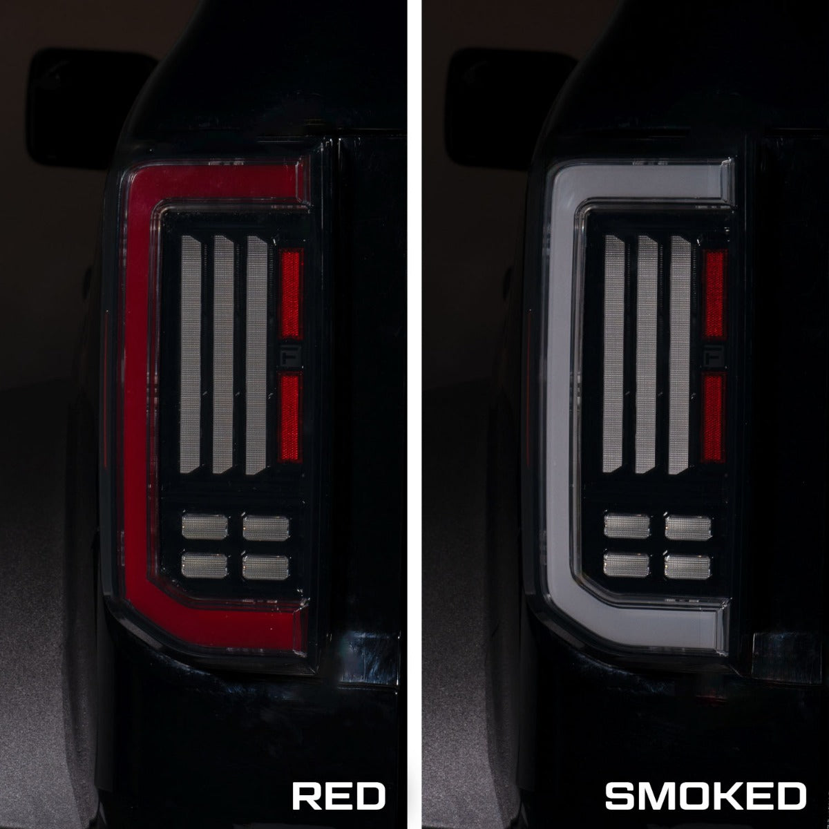 2021-2025 Ford Bronco LED Tail Lights (Red or Smoked), Pair - Apollo Off-Road