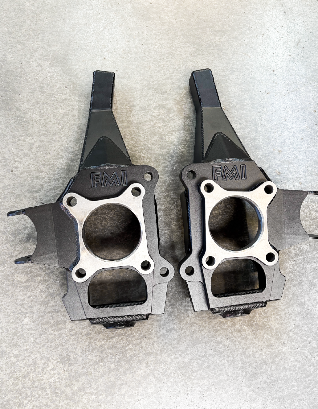 Foutz Motorsports Fabricated Front Spindle kit 2021-2025 Ford F-150 Raptor 2023-2025 Ford F-150 Raptor R