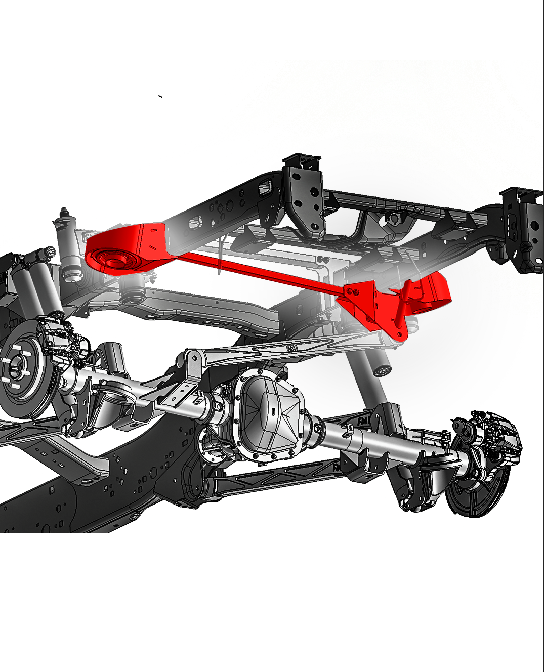 Foutz Motorsports Rear Spring & Panhard Bar Mount Kit 2021-2023 Ford F-150 Raptor